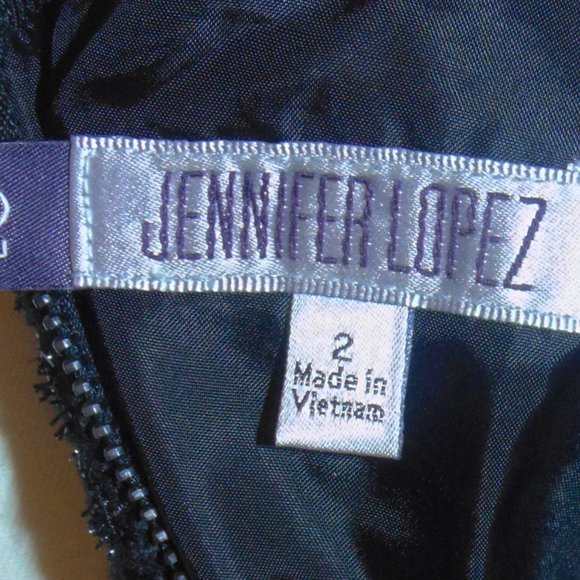 Jennifer Lopez Black Sparkling Party Dress - Picture 3 of 3